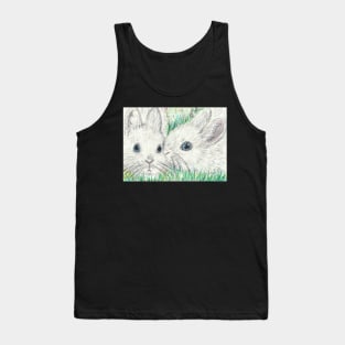 white bunnies Tank Top